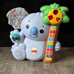 Fisher-Price Linkimals Musical Koala Toy with Colorful Palm Tree